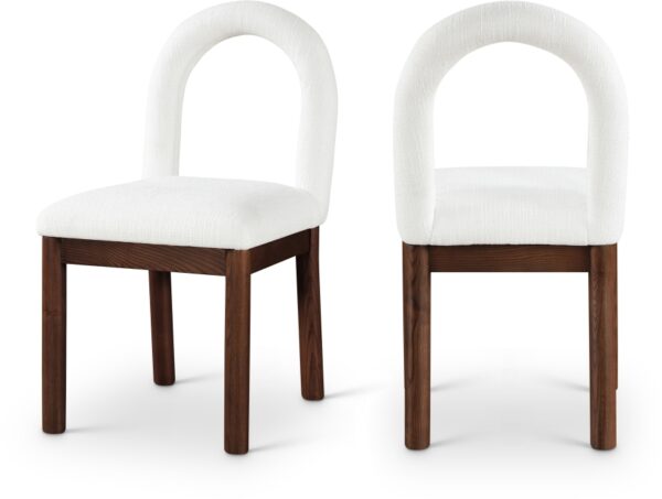 Conrad Linen Textured Fabric Upholstered Dining Chair