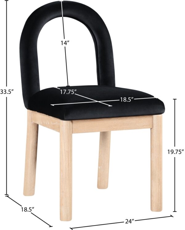 Conrad Velvet Upholstered Dining Chair