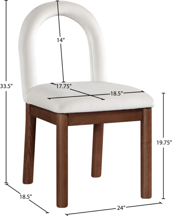 Conrad Velvet Upholstered Dining Chair