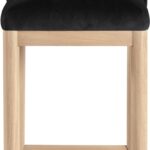 Conrad Velvet Upholstered Counter Stool