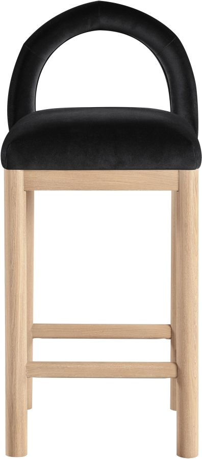 Conrad Velvet Upholstered Counter Stool