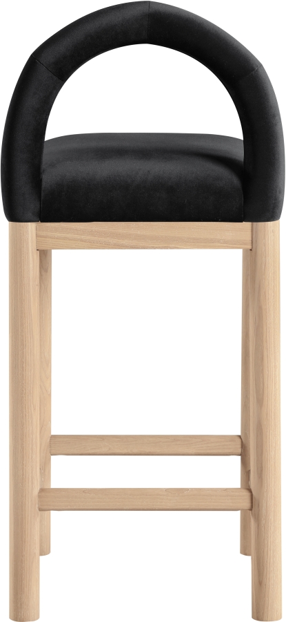 Conrad Velvet Upholstered Counter Stool