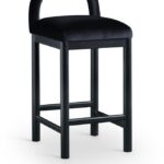 Conrad Velvet Upholstered Counter Stool