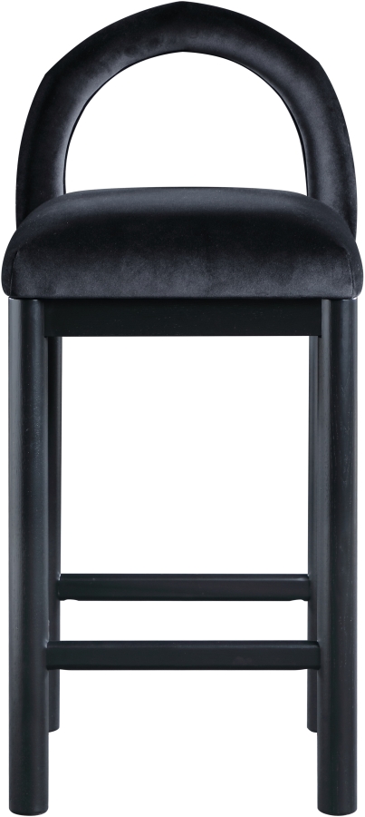 Conrad Velvet Upholstered Counter Stool