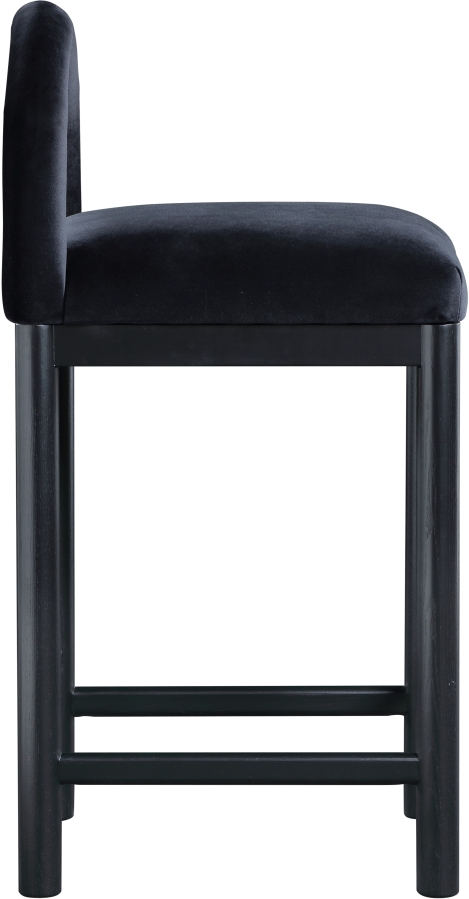 Conrad Velvet Upholstered Counter Stool
