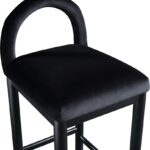 Conrad Velvet Upholstered Counter Stool