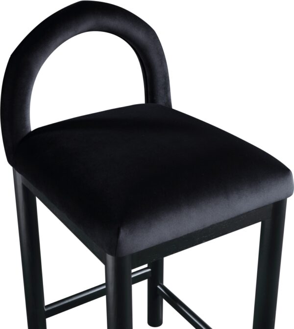Conrad Velvet Upholstered Counter Stool