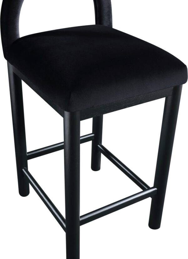 Conrad Velvet Upholstered Counter Stool