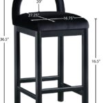 Conrad Velvet Upholstered Counter Stool