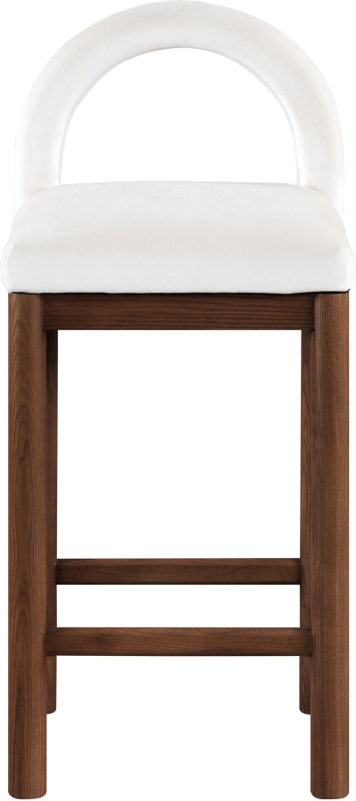 Conrad Velvet Upholstered Counter Stool