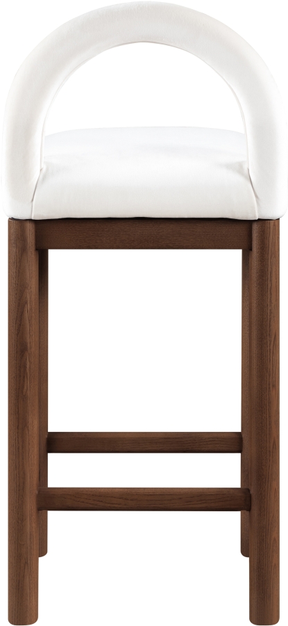 Conrad Velvet Upholstered Counter Stool