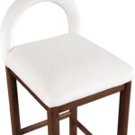 Conrad Velvet Upholstered Counter Stool