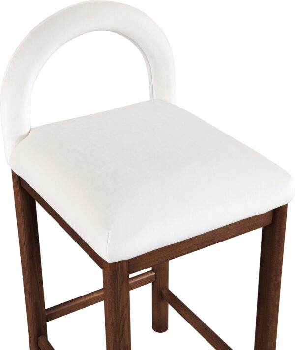 Conrad Velvet Upholstered Counter Stool