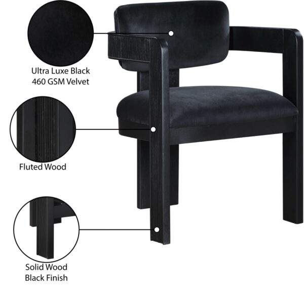 Sacha Velvet Upholstered Dining Chair