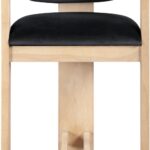 Sacha Velvet Upholstered Counter Stool