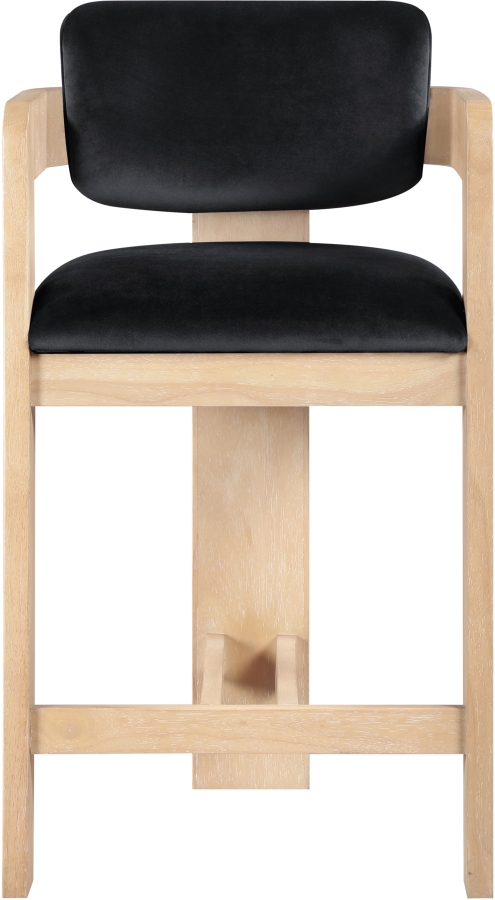 Sacha Velvet Upholstered Counter Stool