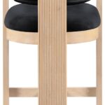 Sacha Velvet Upholstered Counter Stool