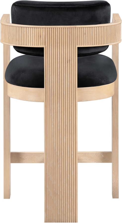 Sacha Velvet Upholstered Counter Stool