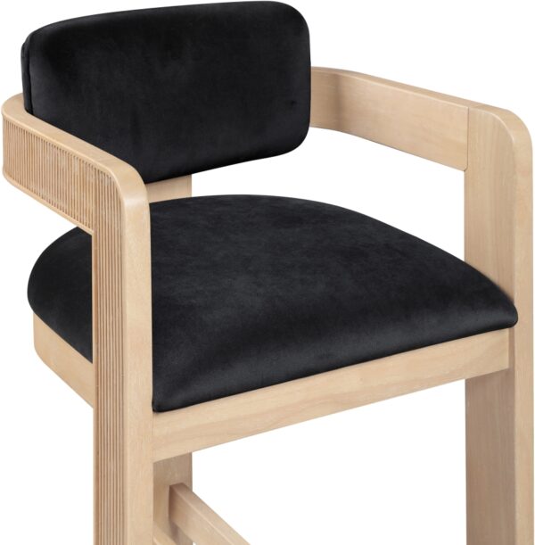 Sacha Velvet Upholstered Counter Stool