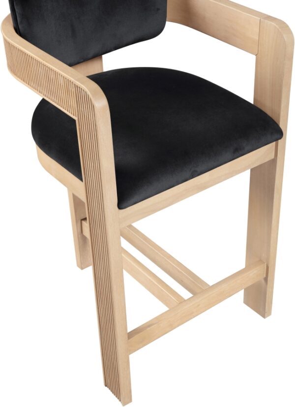 Sacha Velvet Upholstered Counter Stool
