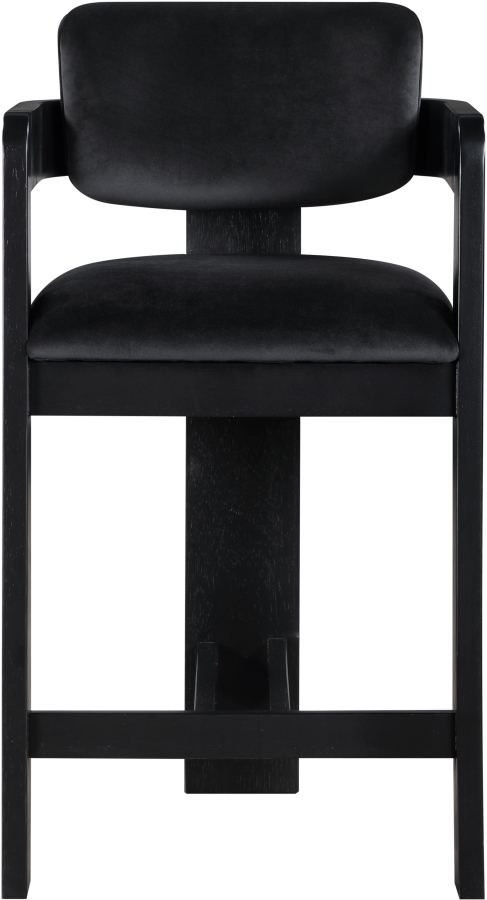 Sacha Velvet Upholstered Counter Stool