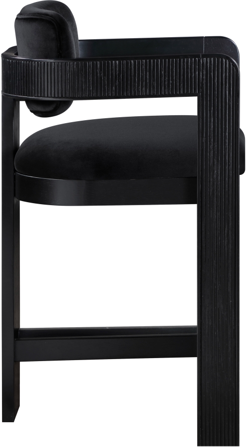 Sacha Velvet Upholstered Counter Stool
