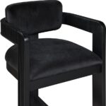 Sacha Velvet Upholstered Counter Stool