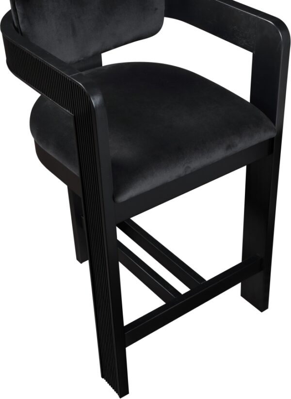 Sacha Velvet Upholstered Counter Stool