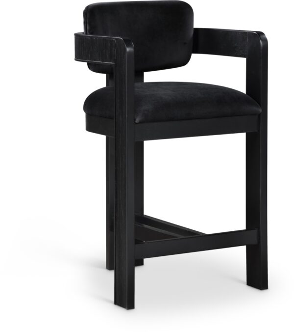 Sacha Velvet Upholstered Counter Stool