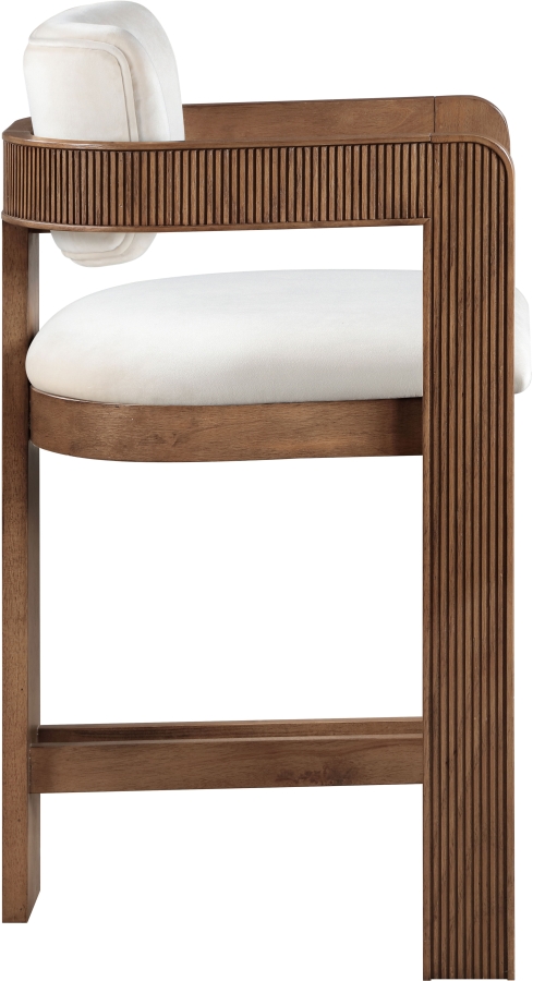 Sacha Velvet Upholstered Counter Stool