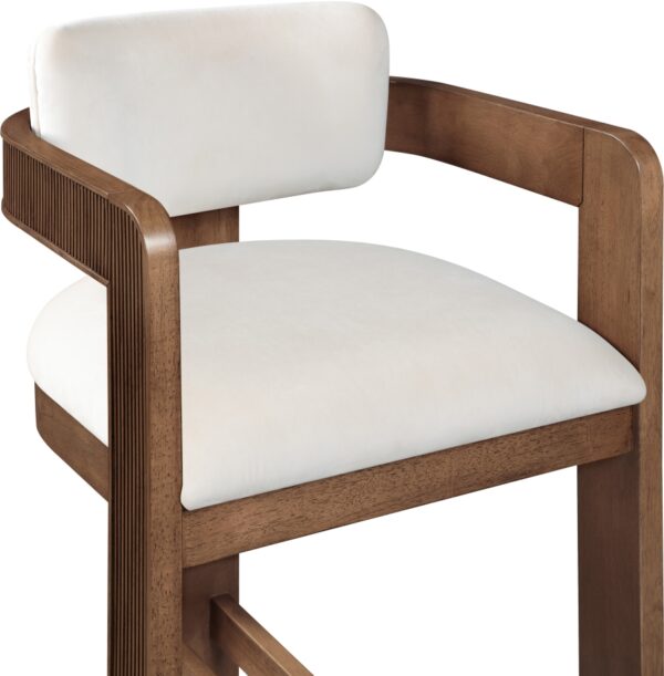 Sacha Velvet Upholstered Counter Stool
