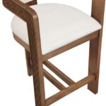 Sacha Velvet Upholstered Counter Stool
