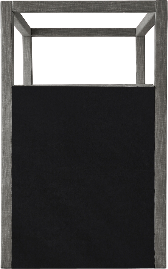 Emerson Linen Textured Fabric Upholstered Bed