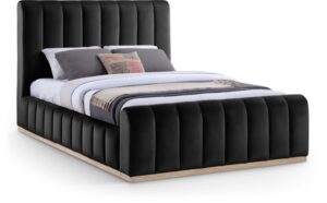 Amara Velvet Upholstered Bed