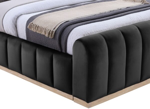 Amara Velvet Upholstered Bed