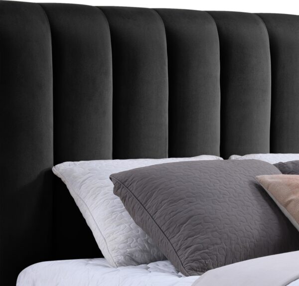 Amara Velvet Upholstered Bed