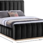 Amara Velvet Upholstered Bed