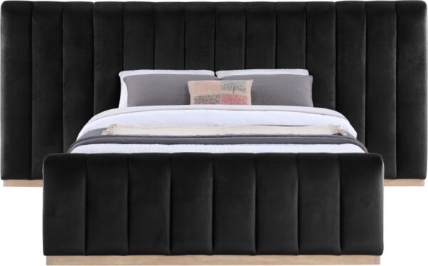 Amara Velvet Upholstered Bed