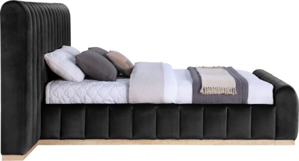 Amara Velvet Upholstered Bed