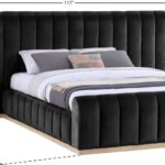Amara Velvet Upholstered Bed
