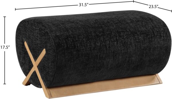 Akira Fabric Upholstered Ottoman