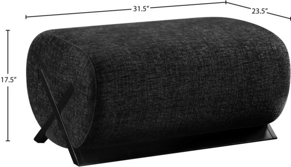 Akira Fabric Upholstered Ottoman