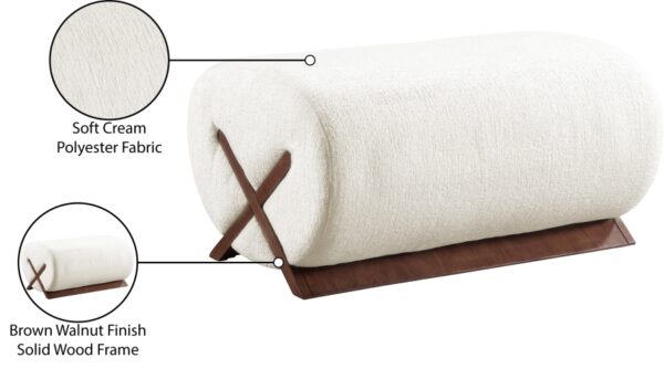 Akira Fabric Upholstered Ottoman
