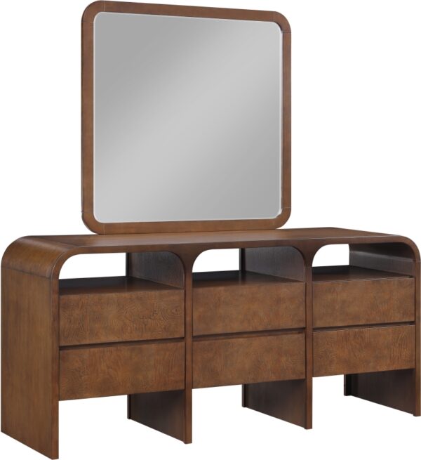 Giada Solid Wood And Veneer Mirror
