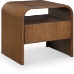 Giada Solid Wood And Veneer Nightstand