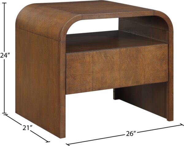 Giada Solid Wood And Veneer Nightstand