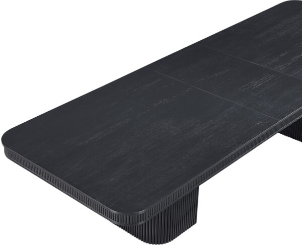Mohari 112" Solid Wood And Oak Veneer Dining Table