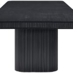 Mohari 112" Solid Wood And Oak Veneer Dining Table