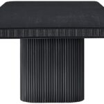 Mohari 112" Solid Wood And Oak Veneer Dining Table