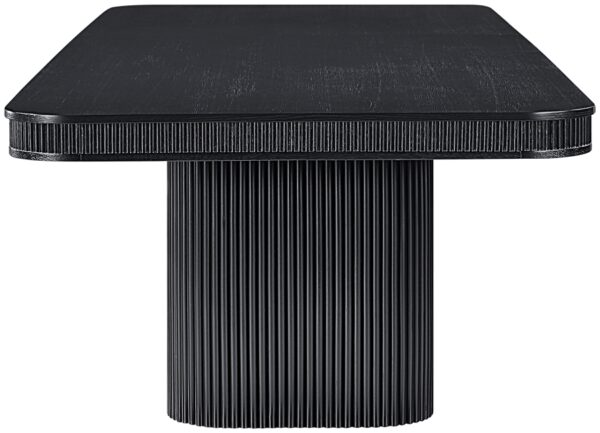 Mohari 112" Solid Wood And Oak Veneer Dining Table